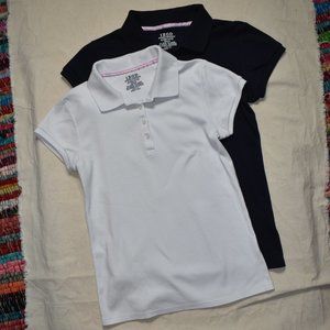 IZOD Girl's Polo Shirts  Bundle